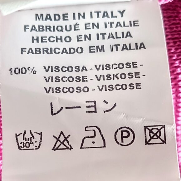 Vintage Missoni Made in Italy Magenta Pink Cardigan Sweater - Picture 5 of 5